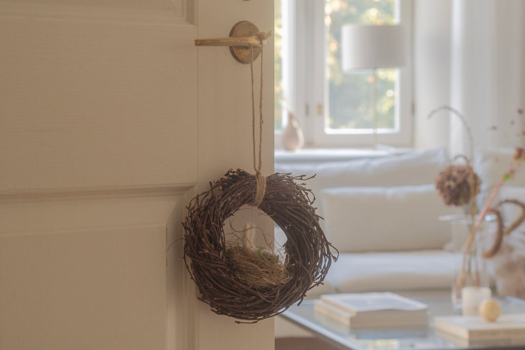 Pieni koivukranssi pupusella