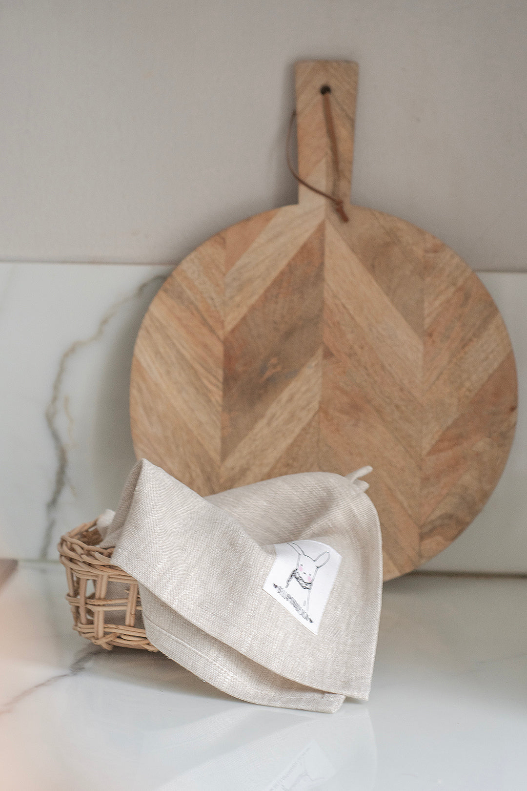 Pellavakeittiöpyyhe